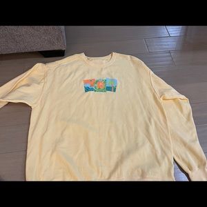Brand new yellow sweatshirt size 2XL